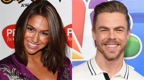 derek hough dating history|More.